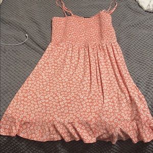 Pretty pink flower dress